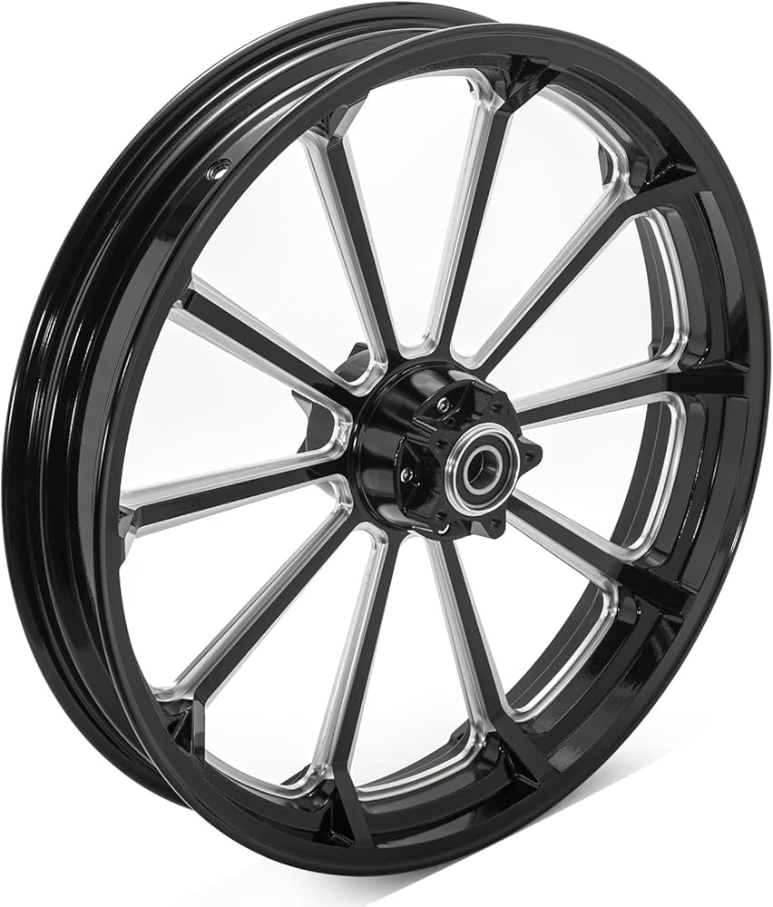 Amazon.com: TOFR 21 inch Gloss Black Front Wheel Rim Tubeless For